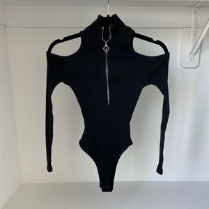 Stretch Black Bodysuit